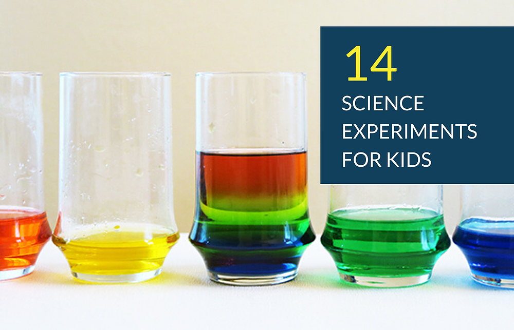 14 Science Experiments for kids 